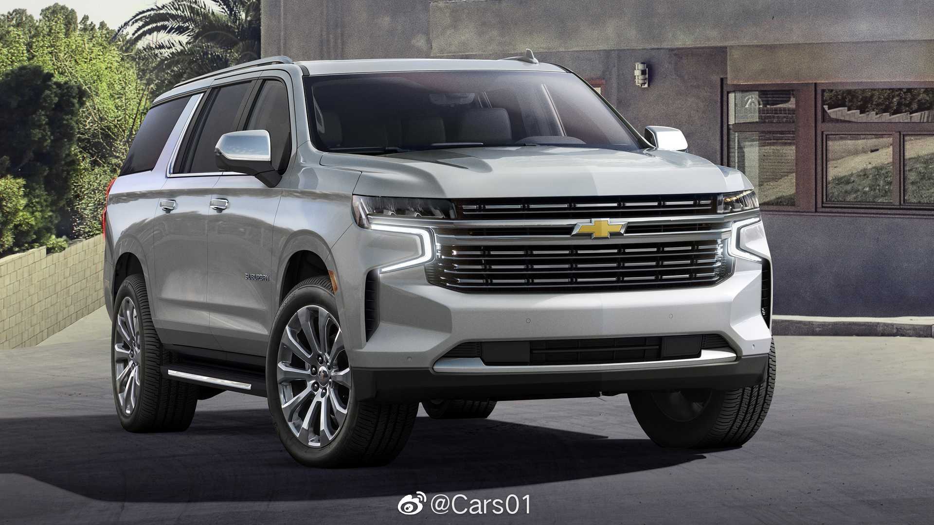 好看的汽车图片：全新一代雪佛兰Suburban官图