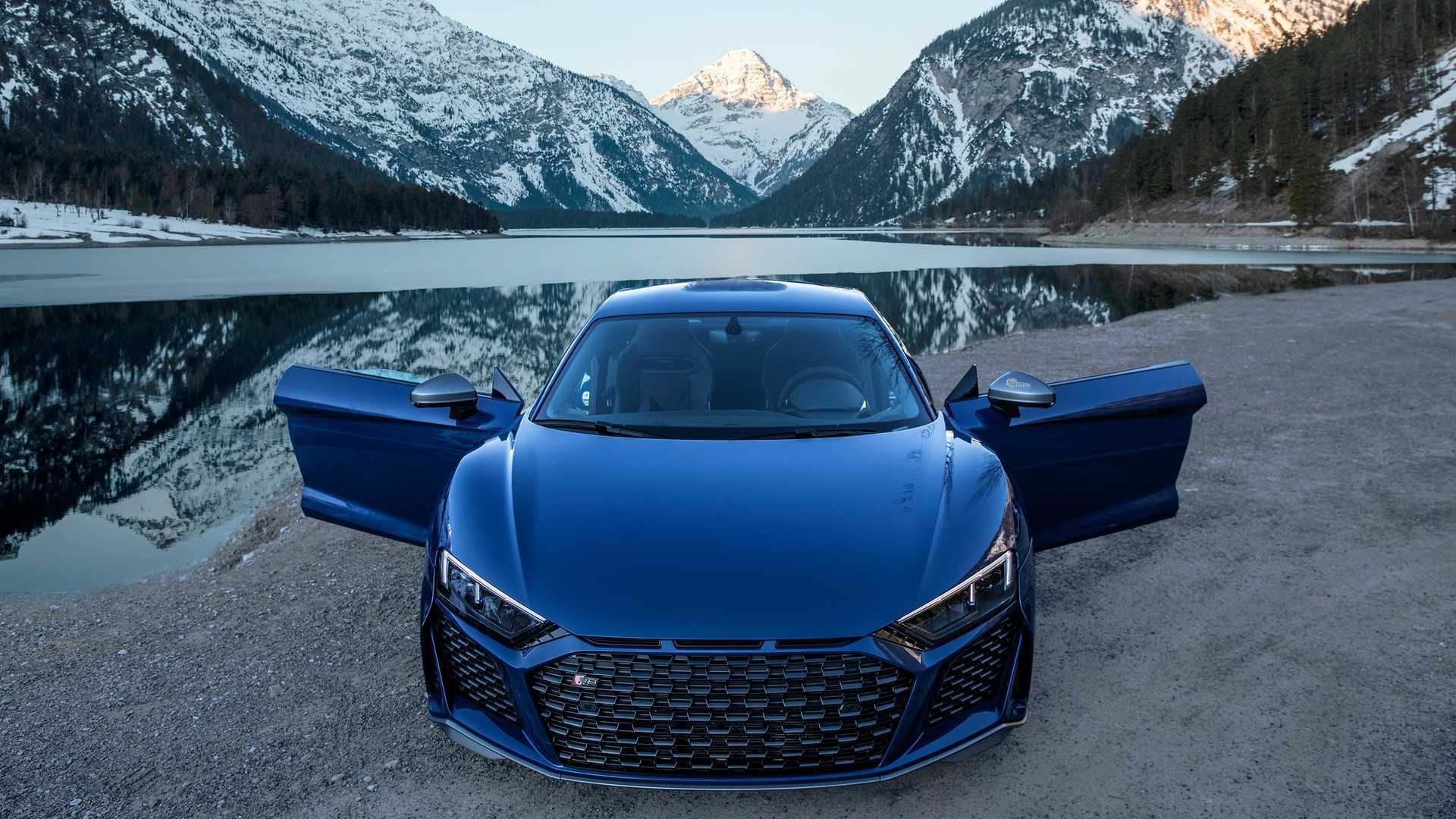 Audi R8 V10 Performance，阿尔卑斯山