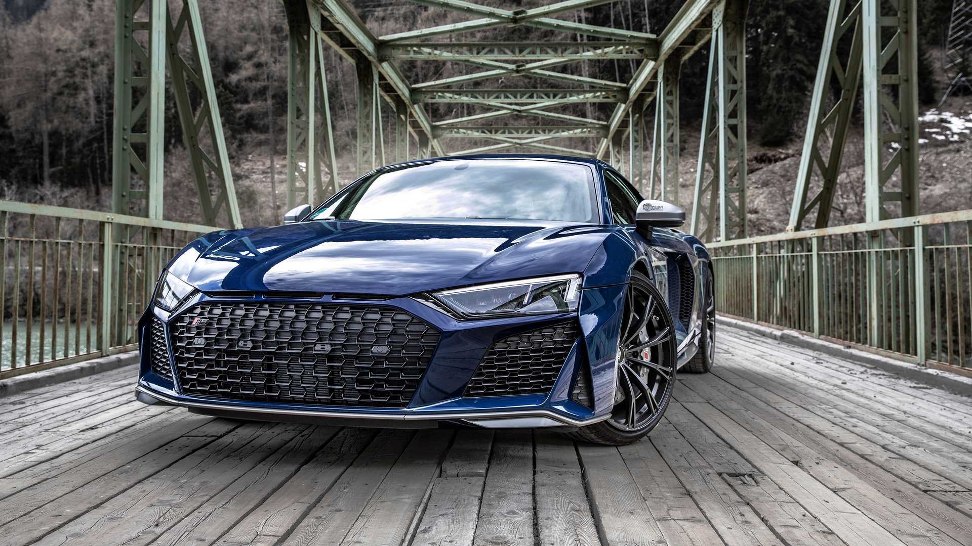 Audi R8 V10 Performance，阿尔卑斯山
