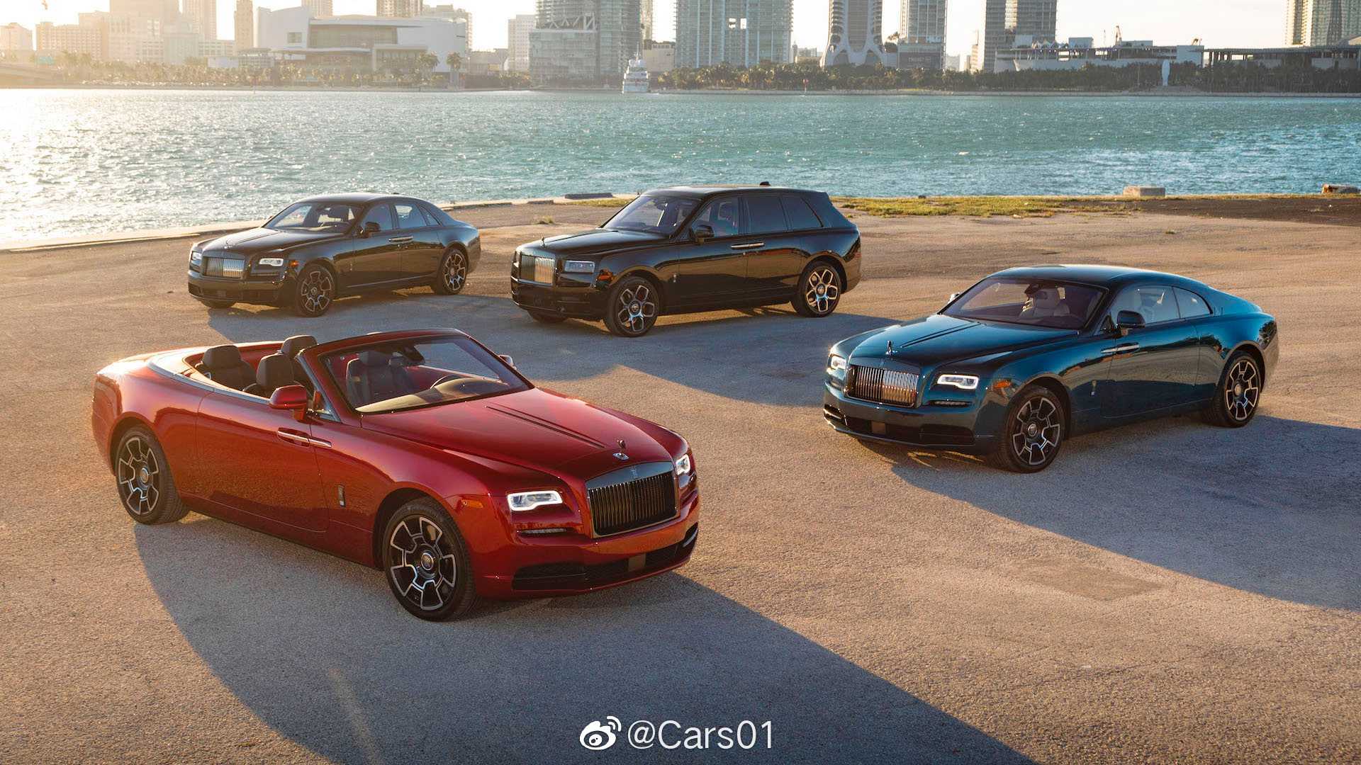 汽车美图：迈阿密，劳斯莱斯Black Badge