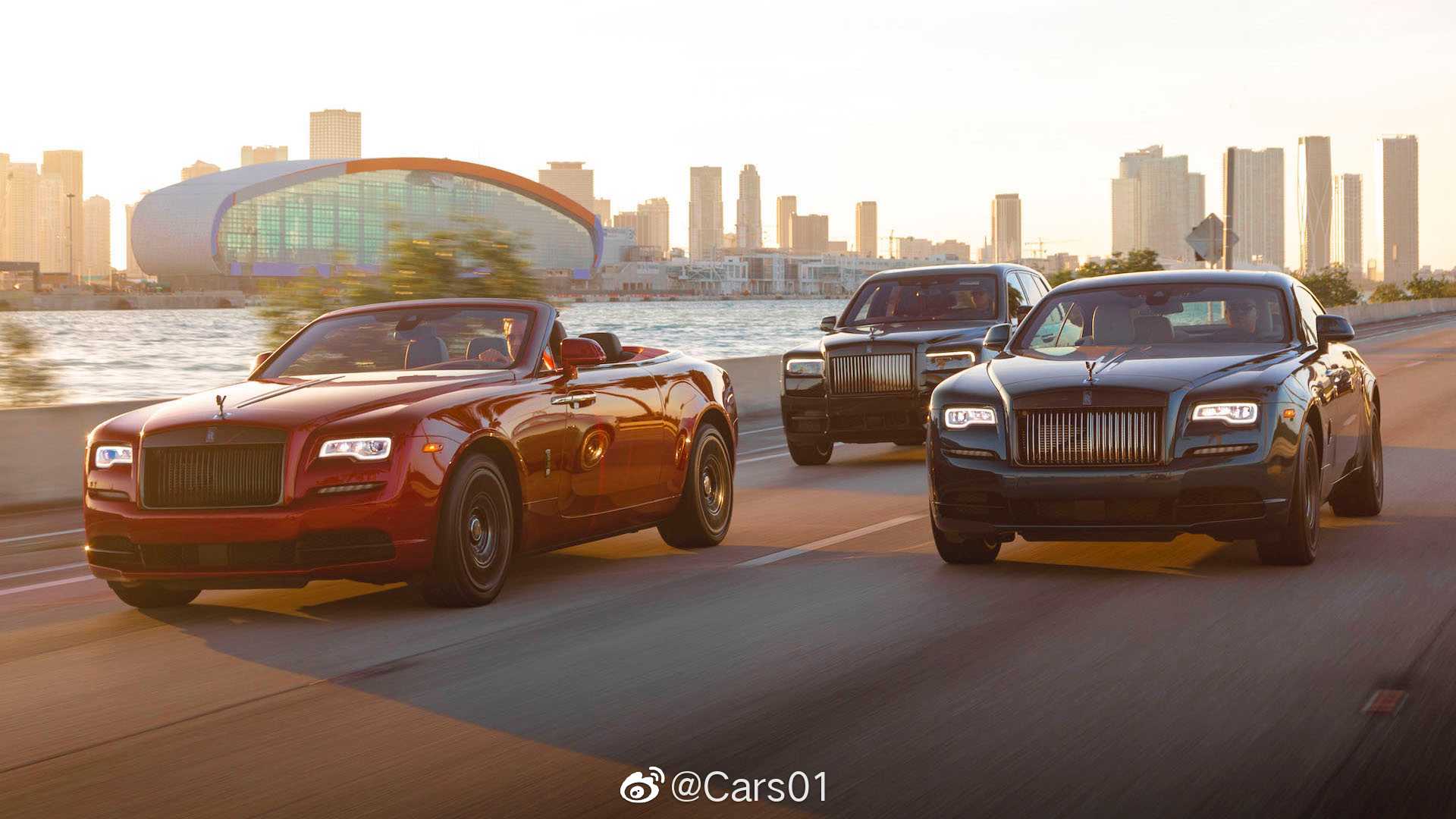 汽车美图：迈阿密，劳斯莱斯Black Badge