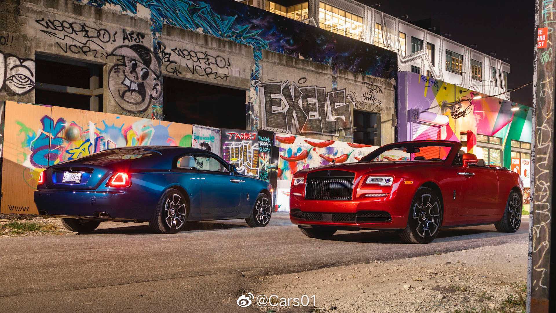 汽车美图：迈阿密，劳斯莱斯Black Badge