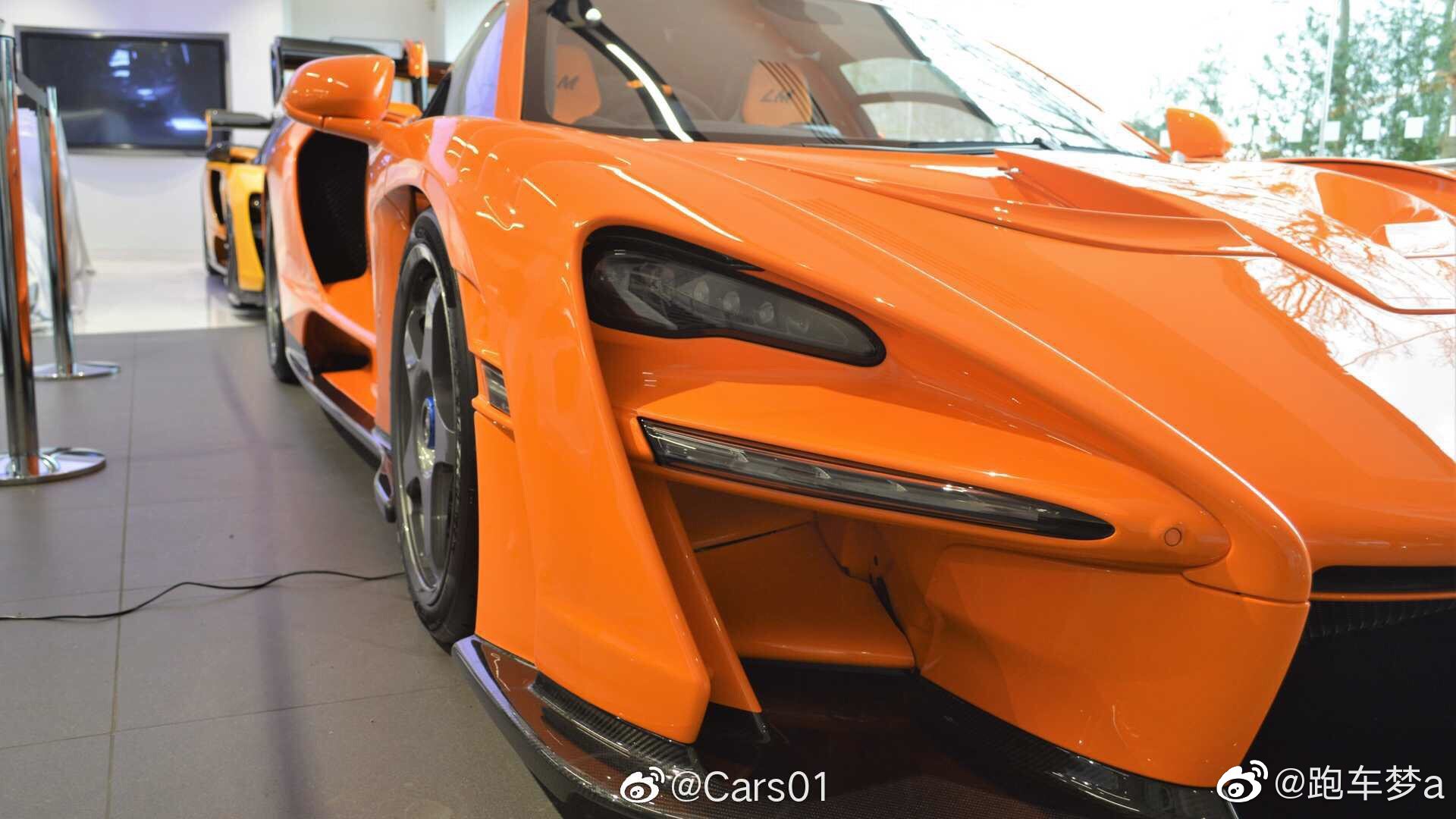 好看的汽车：木瓜橙 迈凯伦Senna LM