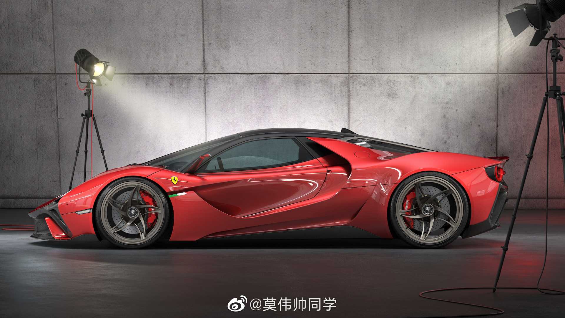 法拉利未来概念车，这颜值如何？