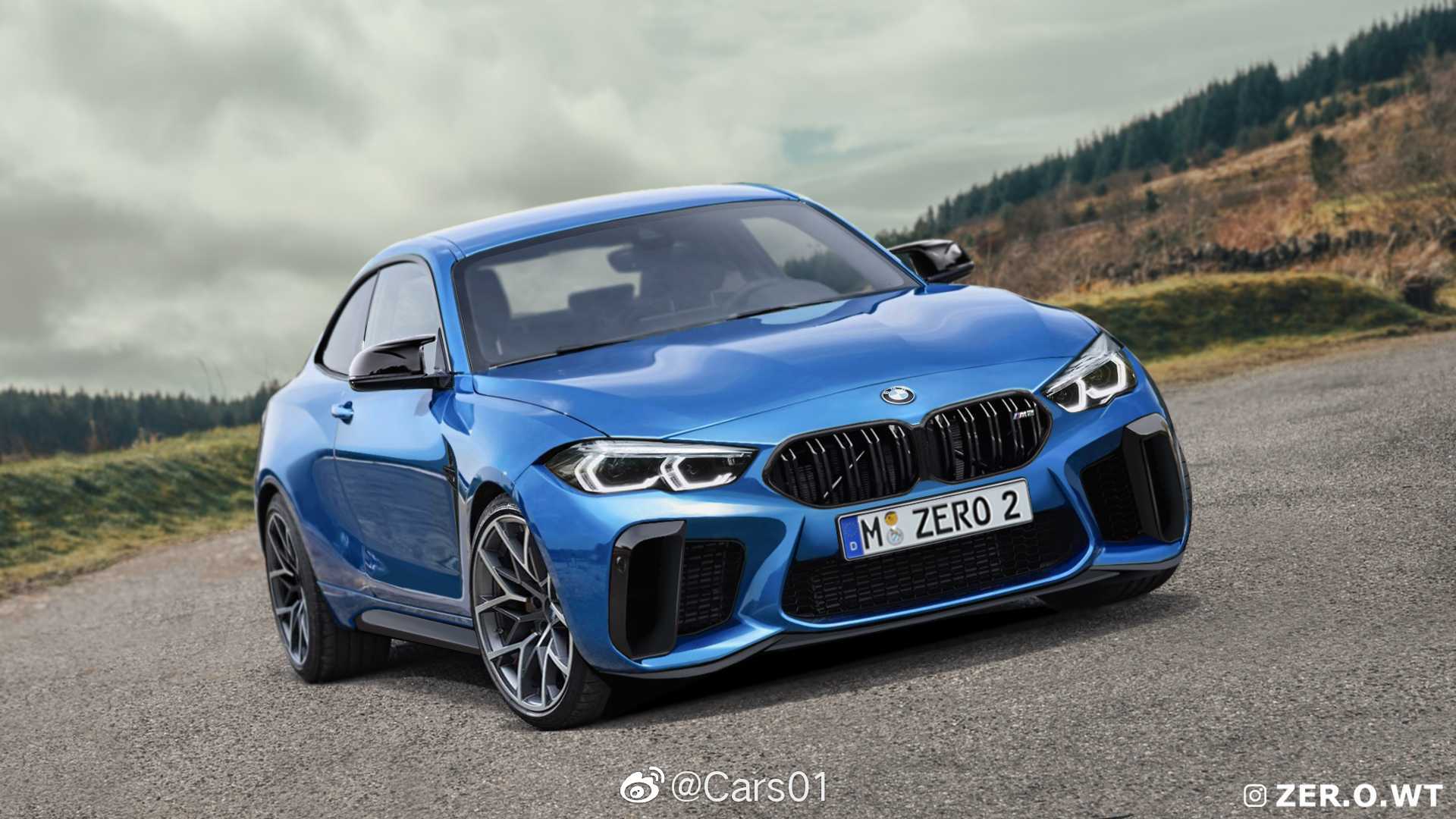 外媒绘制的下一代宝马M2渲染图 cars01车闻（BMW Blog）