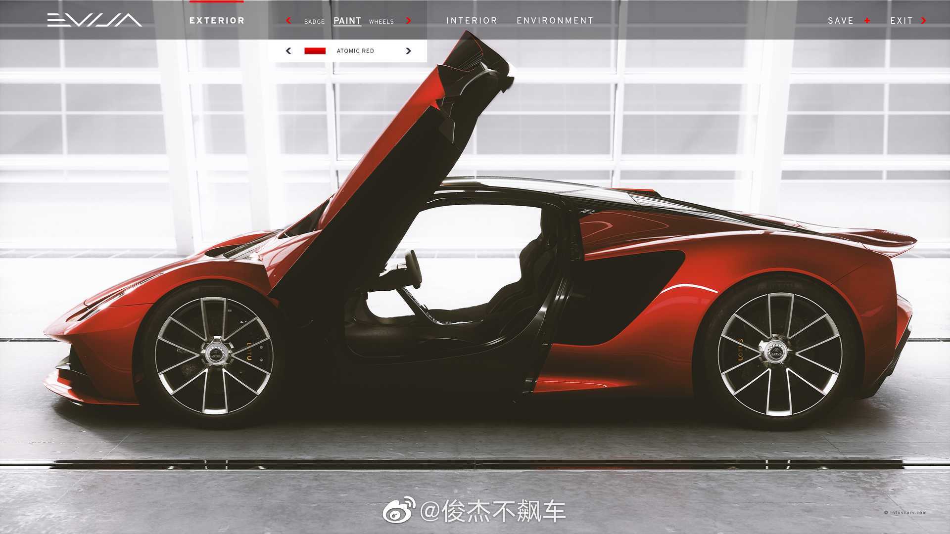 路特斯的电动超跑 Lotus Evija EV 。