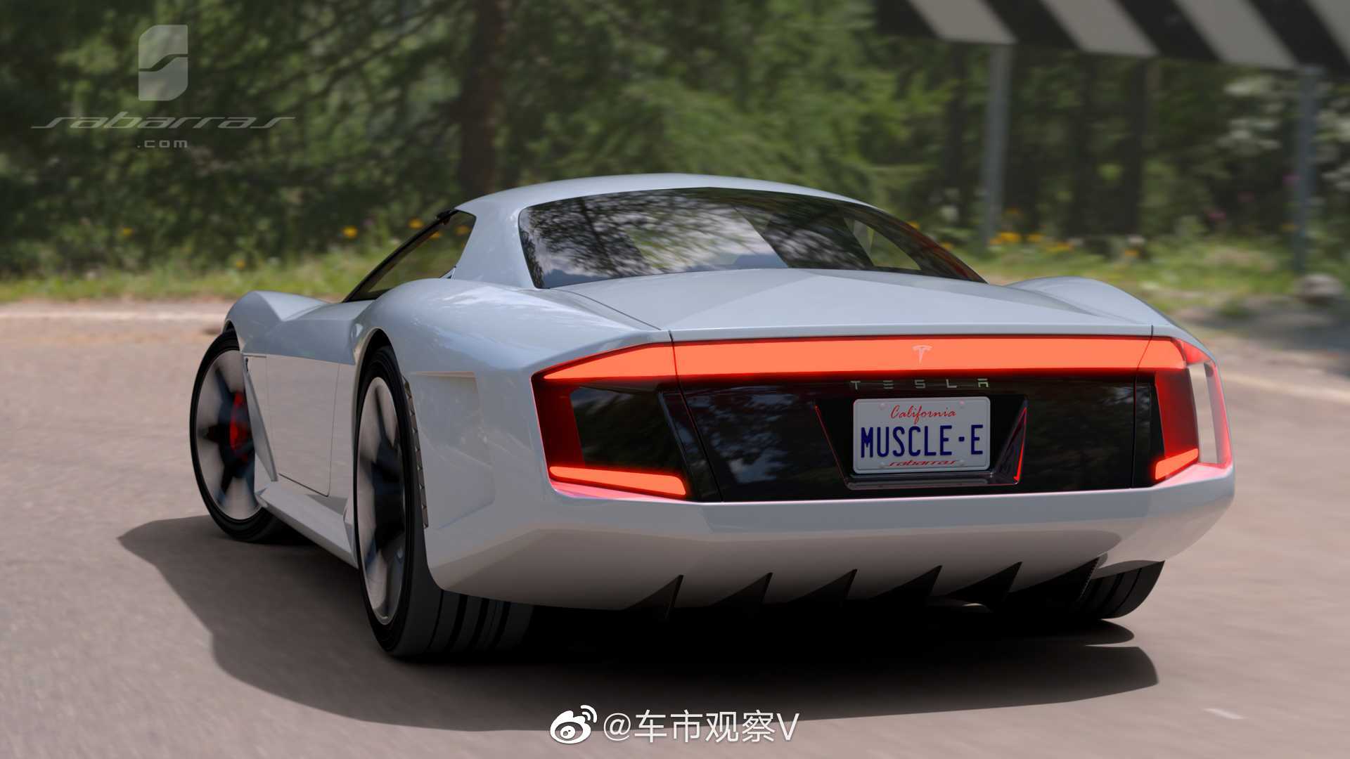 好看的汽车图片：比亚迪VS特斯拉，不服就战