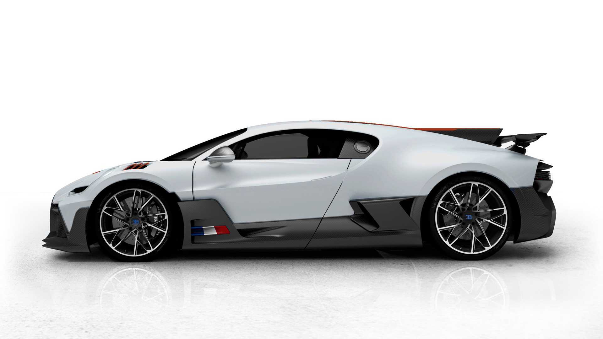 500万欧元布加迪 Divo 颜色组合。