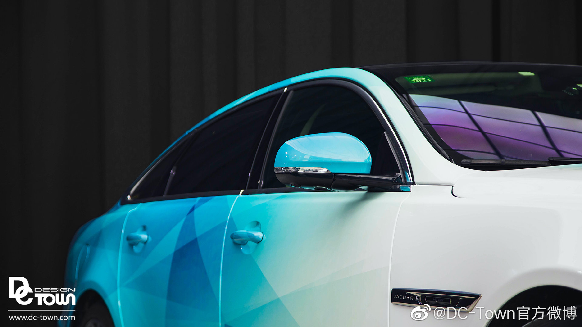 dc出品: 捷豹xj50 整车渐变彩绘