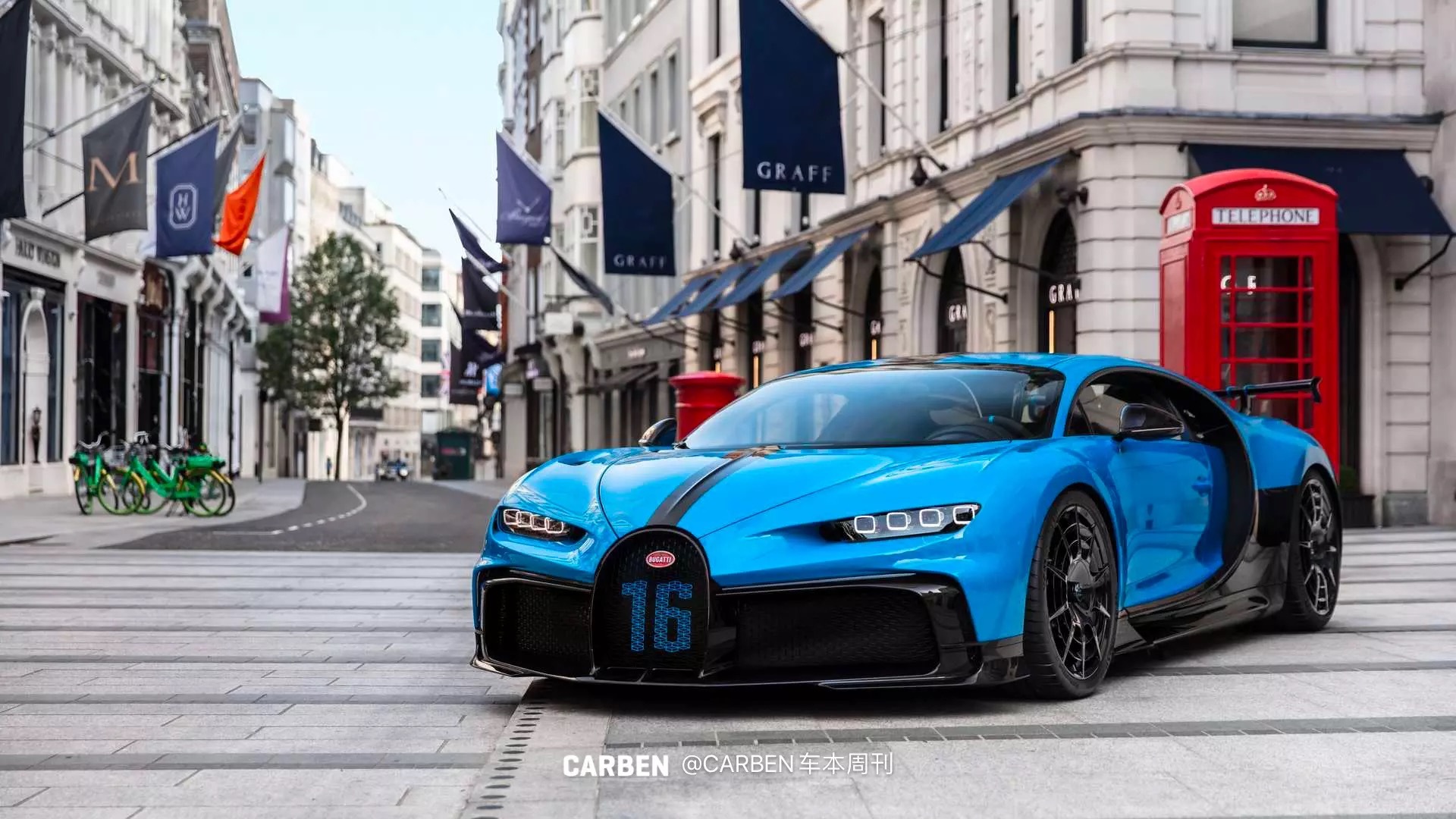 pur sport在英国伦敦街头做展示 照片来源:motor1-新浪汽车