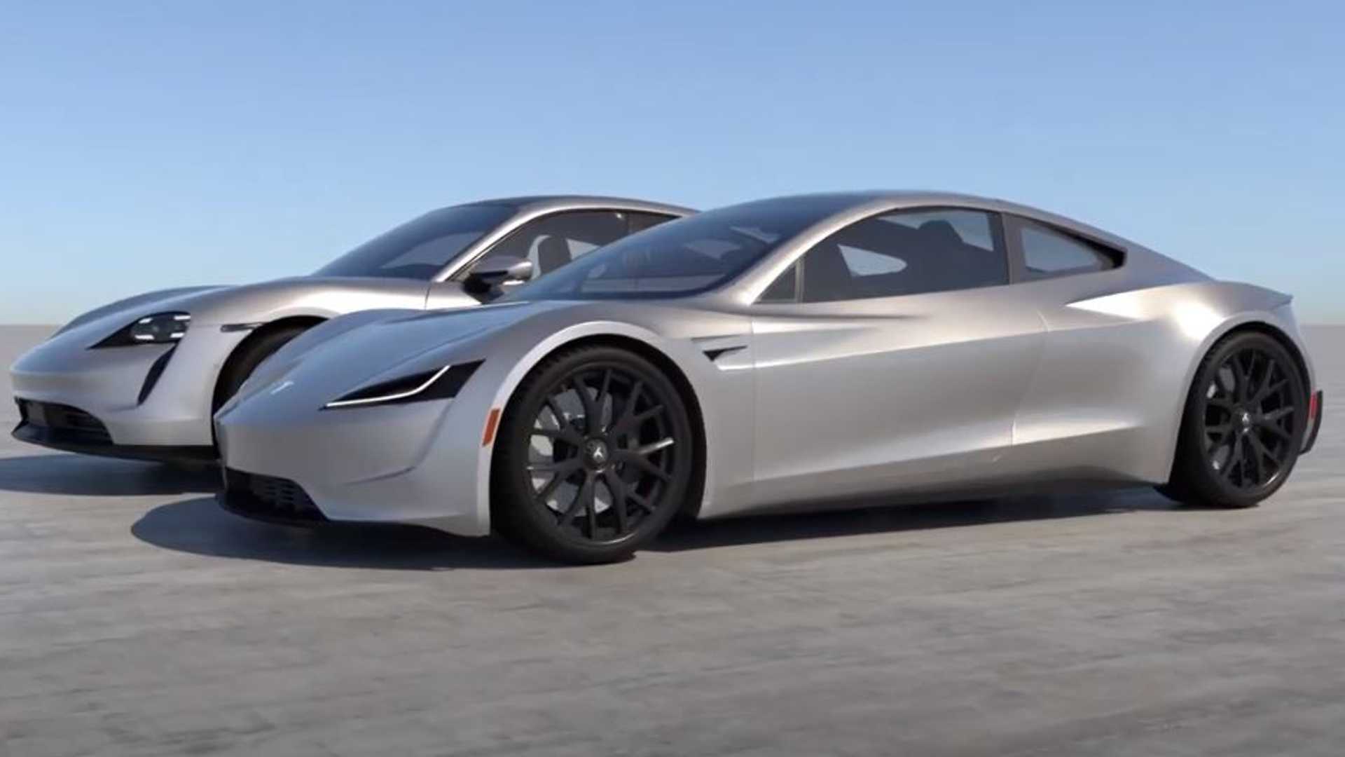 特斯拉roadster2与保时捷taycan对比