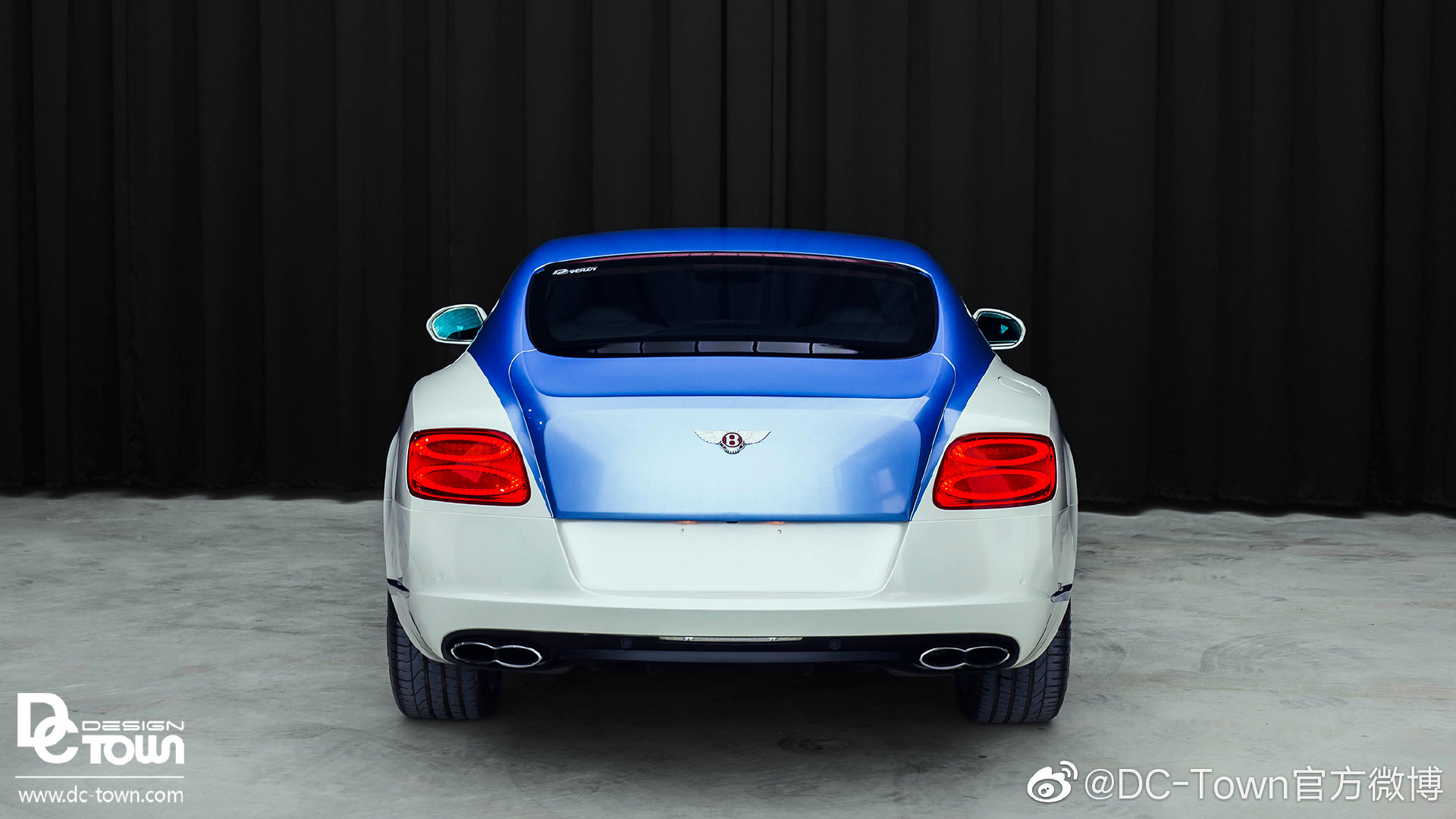 dc出品宾利欧陆gt整车双拼改色贴膜