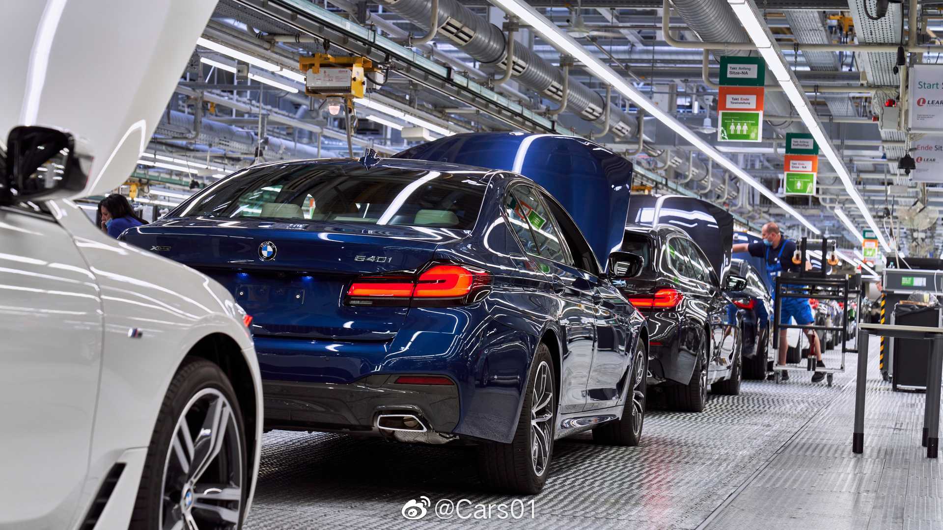 宝马全新4系和改款5系在丁格尔芬工厂投产。