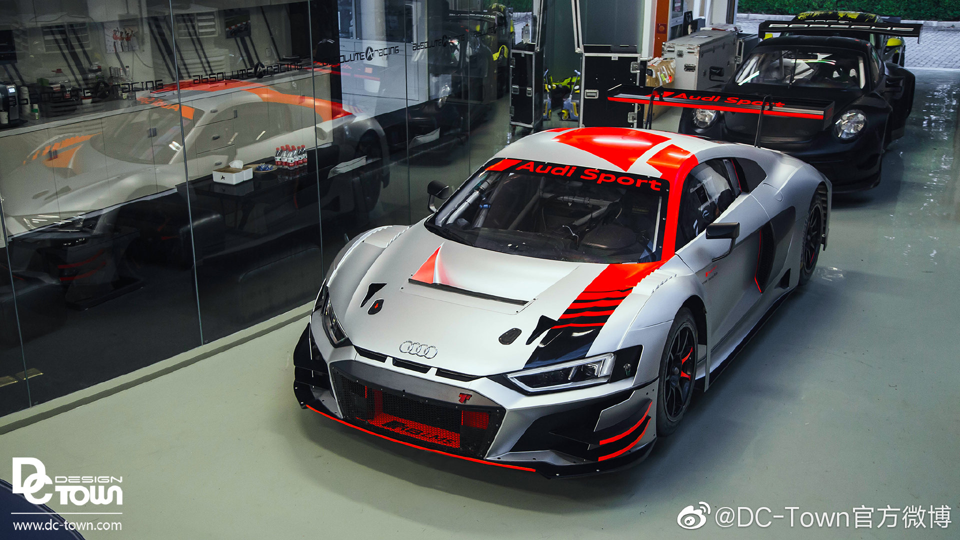 DC出品： 奥迪R8 LMS 整车改色拉花