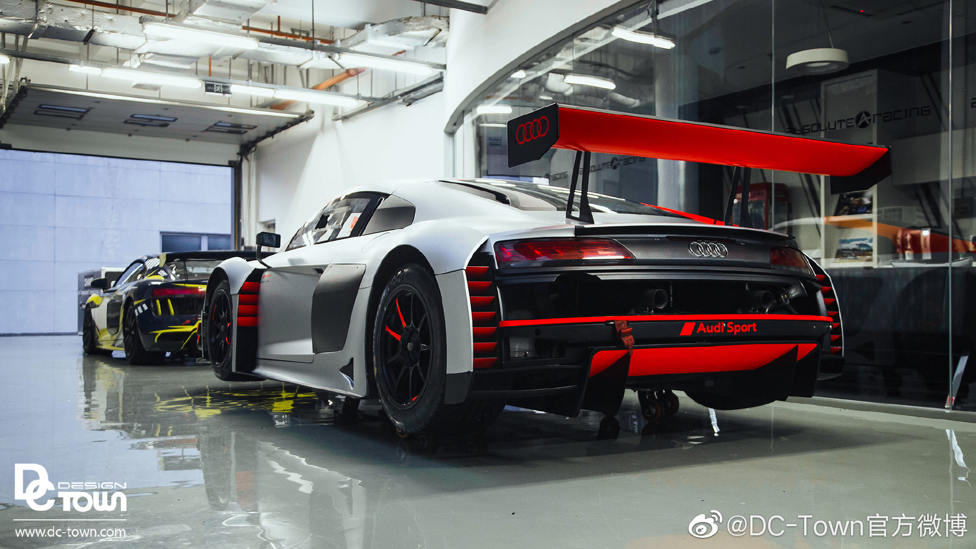 DC出品： 奥迪R8 LMS 整车改色拉花