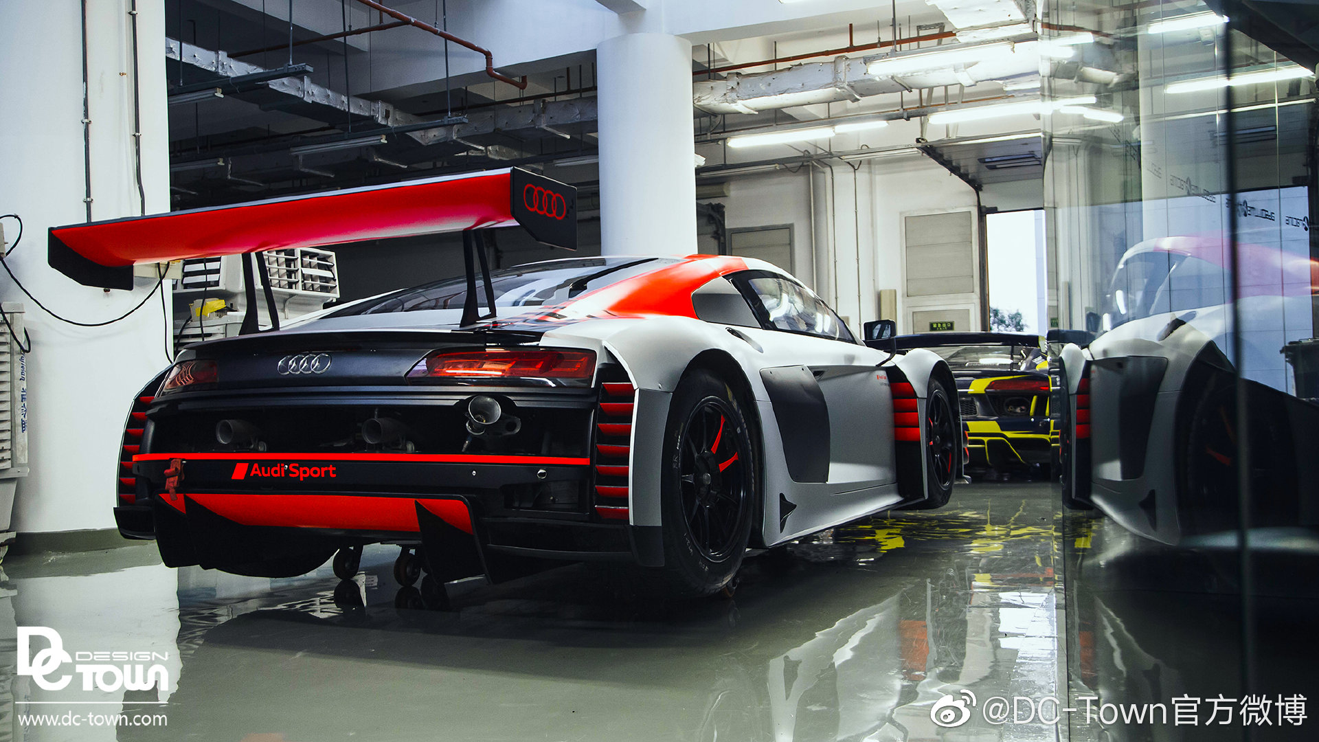 DC出品： 奥迪R8 LMS 整车改色拉花