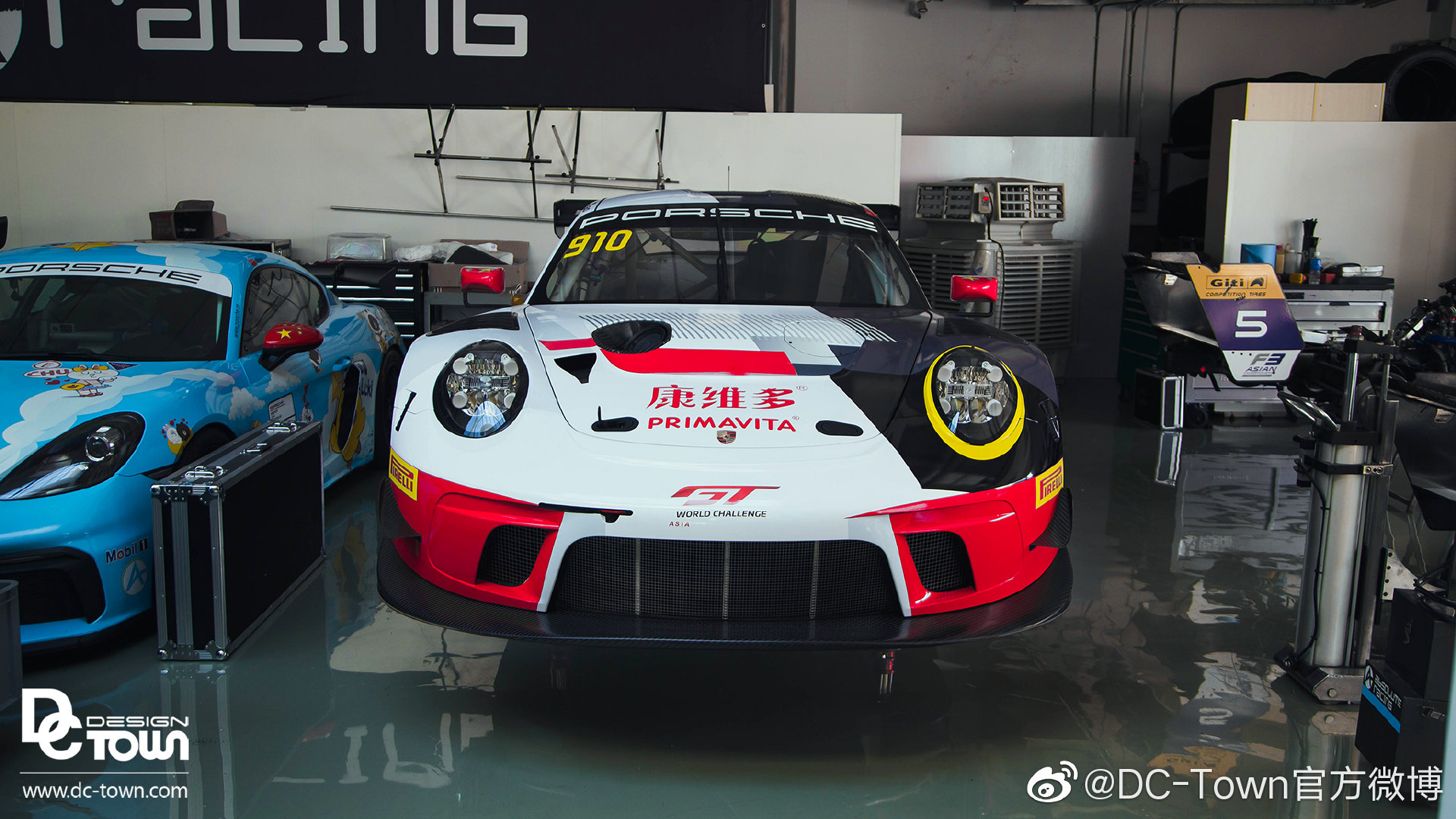 DC出品： 保时捷GT3R 整车改色拉花
