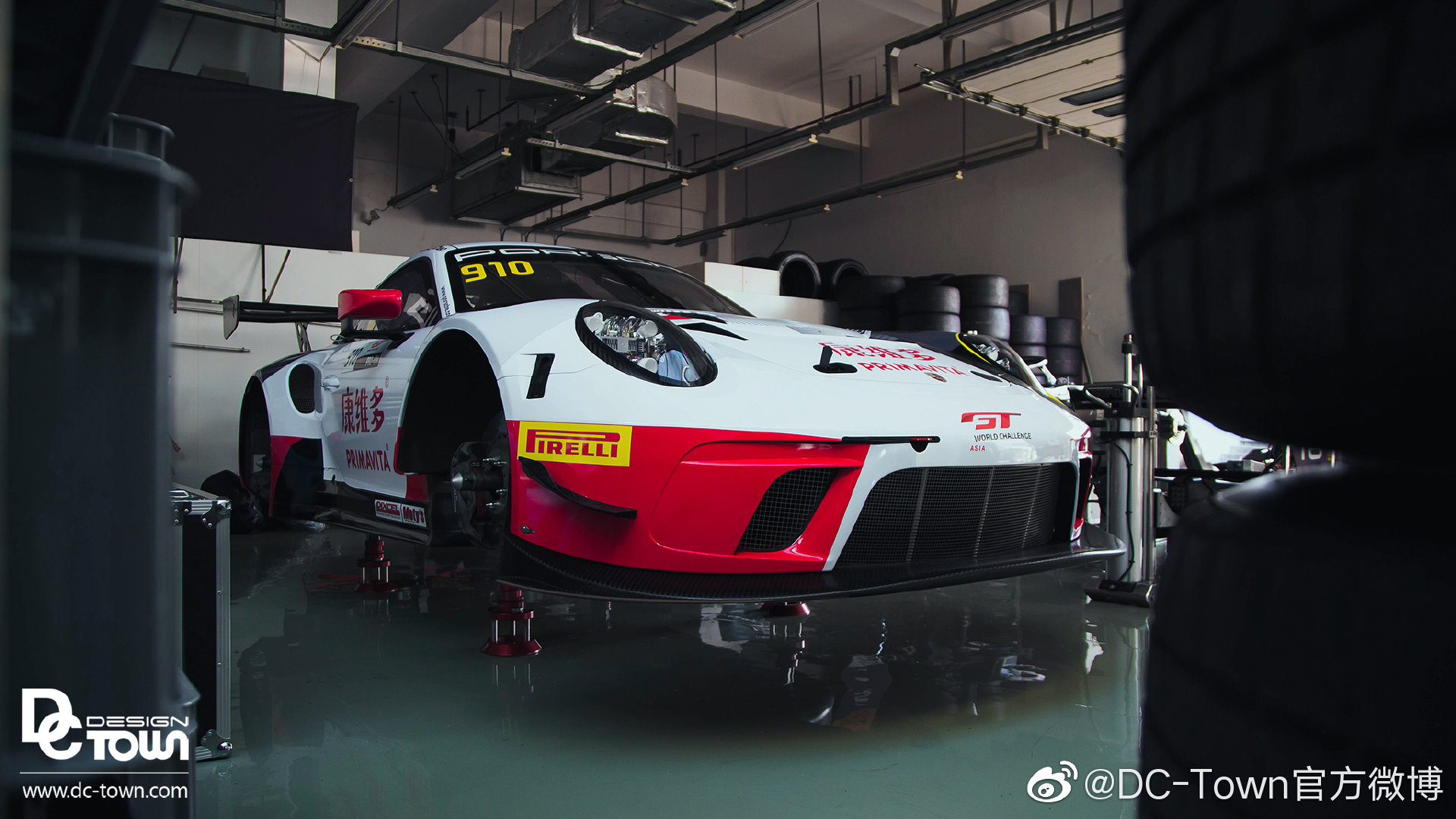 DC出品： 保时捷GT3R 整车改色拉花