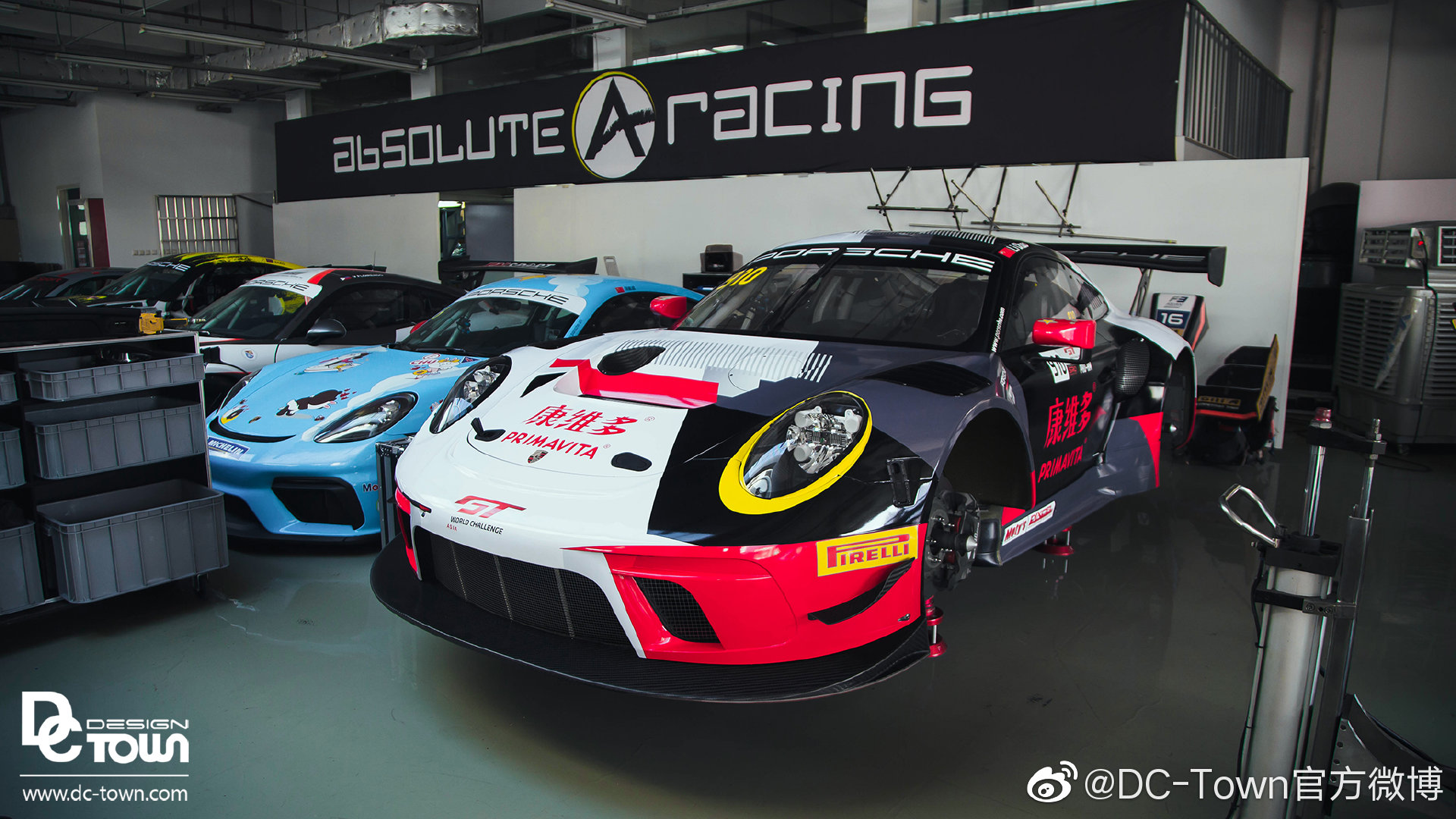 DC出品： 保时捷GT3R 整车改色拉花