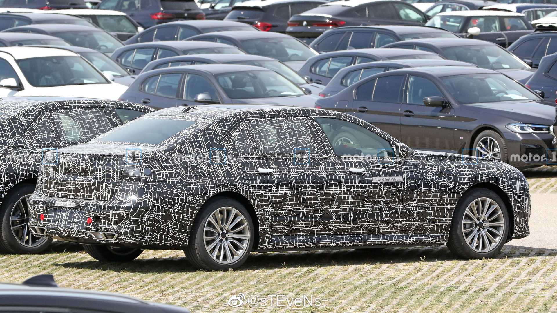高清汽车美图：下一代BMW 7系原型测试车曝光