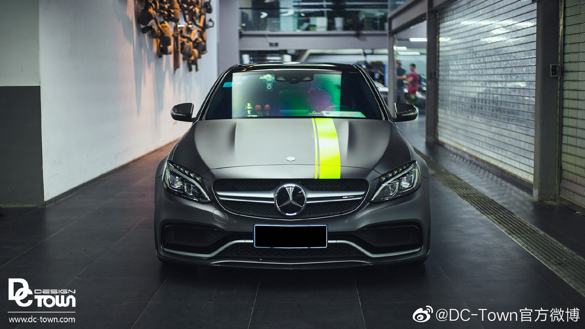 DC出品: 奔驰C63 AMG 整车改色 个性拉花