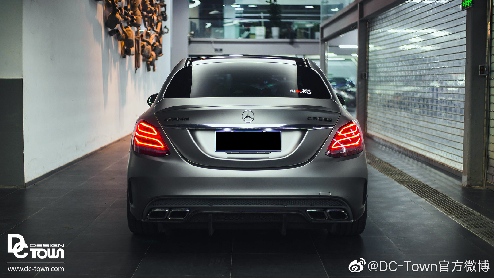 DC出品: 奔驰C63 AMG 整车改色 个性拉花