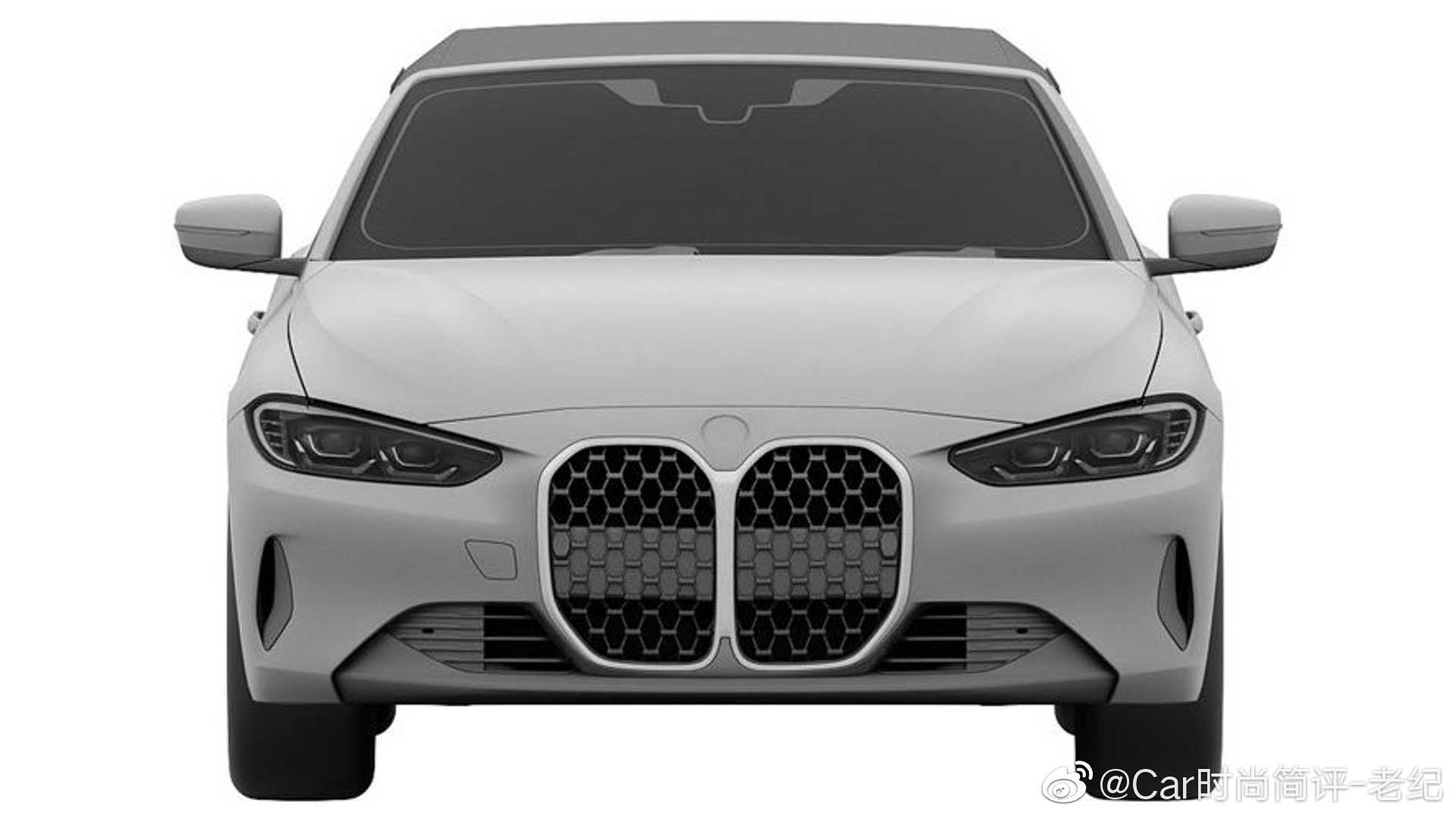 2022宝马4系敞篷外观专利申请图