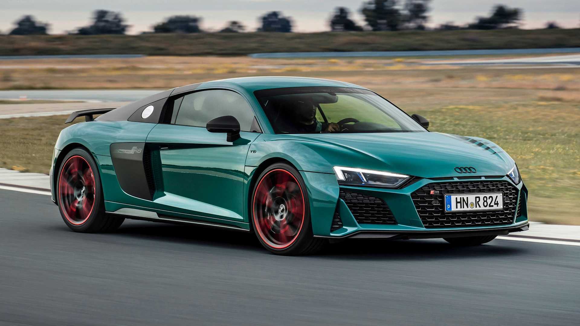 Audi R8 Green Hell Edition官图。