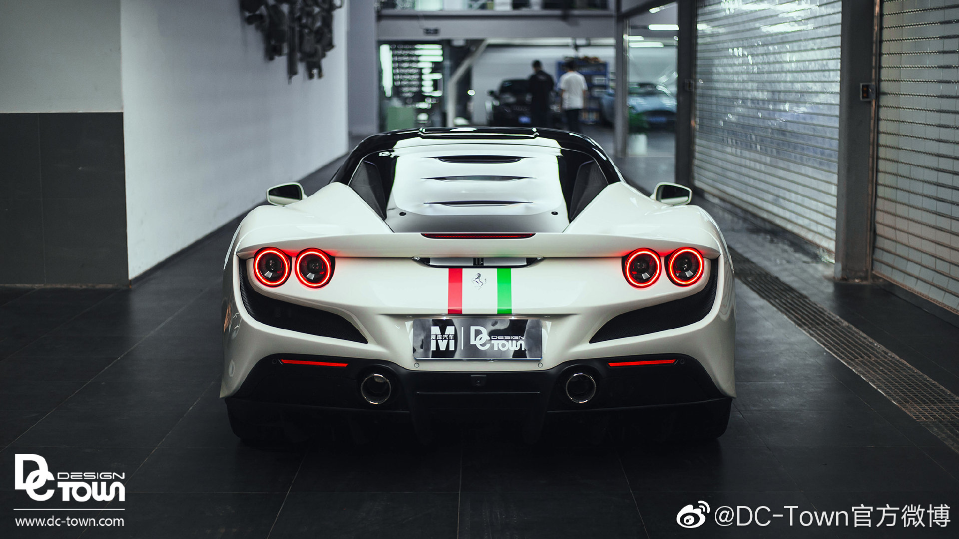 DC出品： 法拉利F8 全车透明保护膜 个性拉花