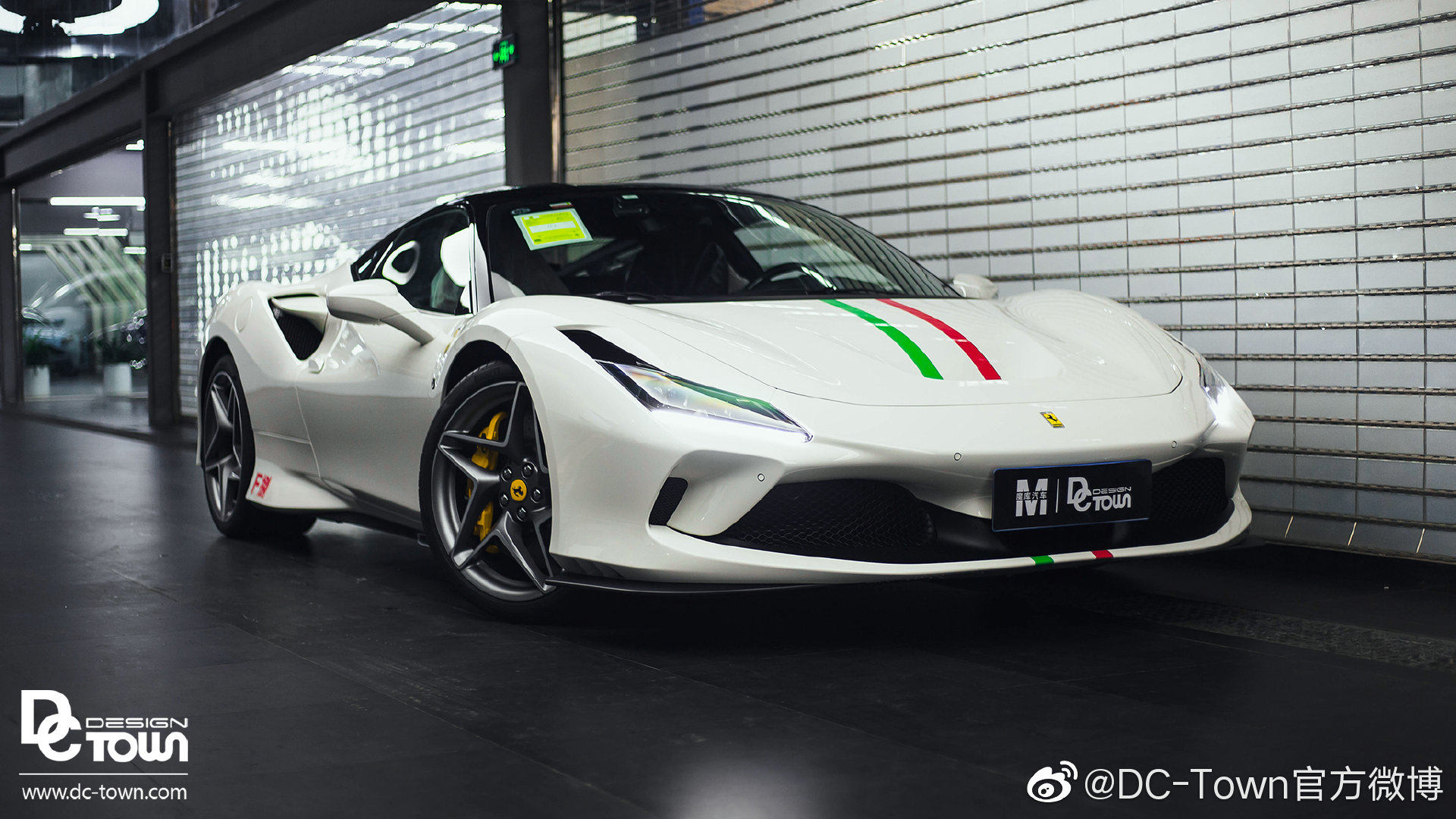 DC出品： 法拉利F8 全车透明保护膜 个性拉花