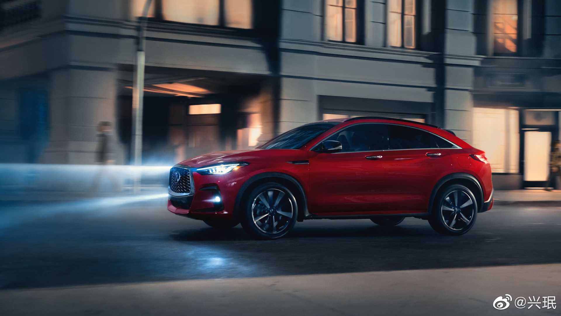 英菲尼迪全新轿跑SUV，QX55官图，你喜欢它的设计吗？