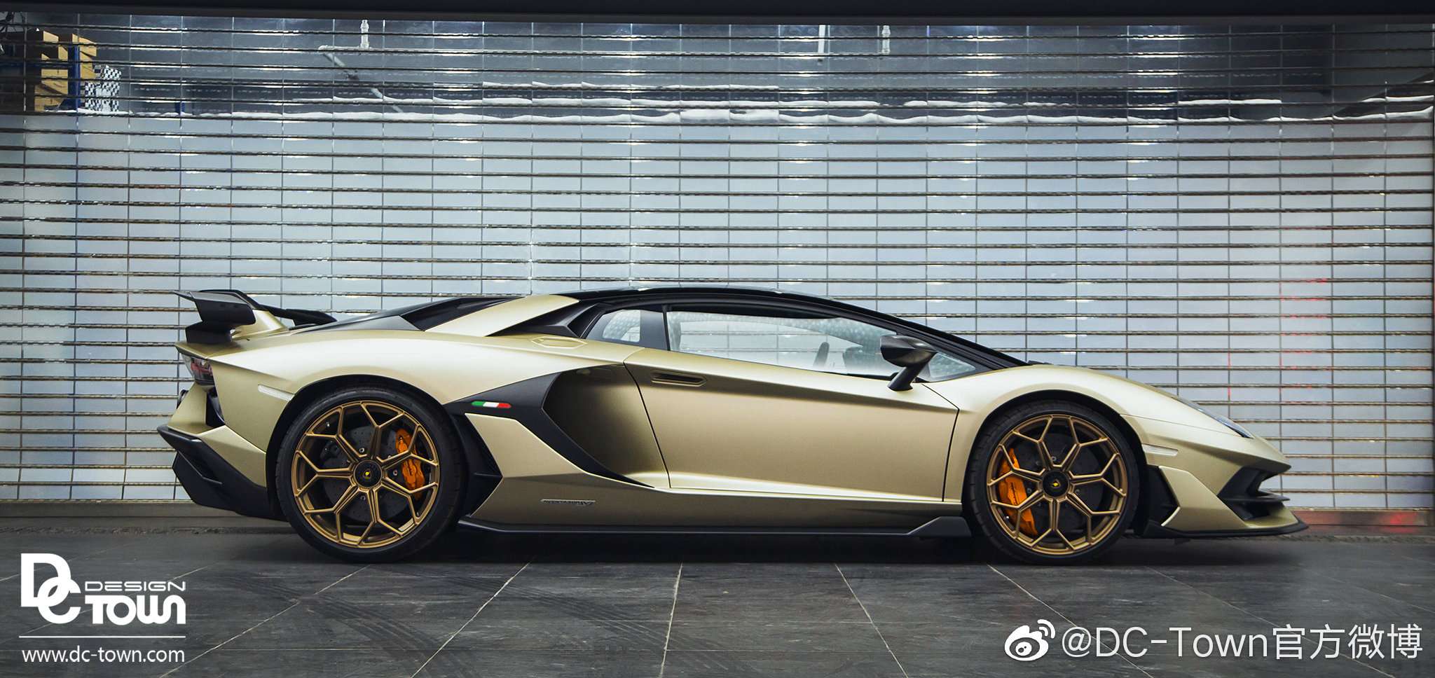 DC出品： 兰博基尼SVJ 整车香槟金改色贴膜