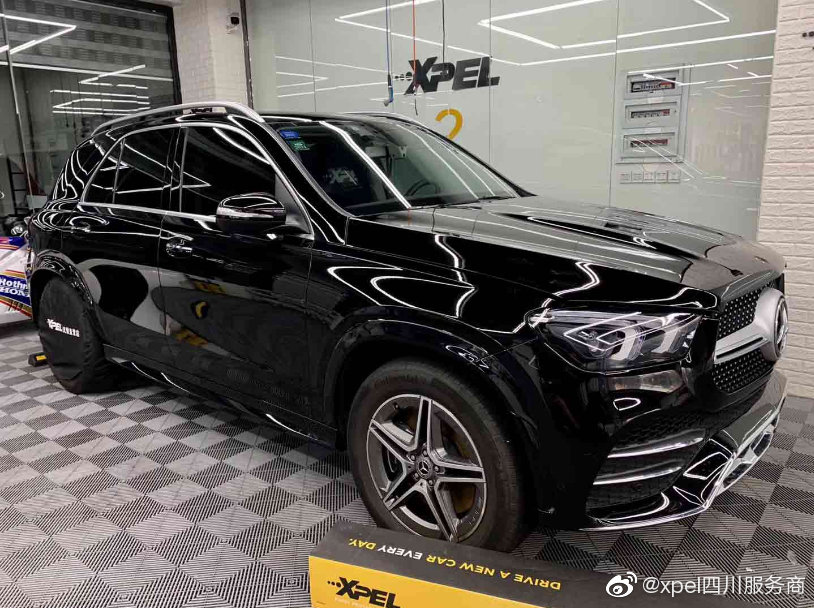 奔驰贴膜之后，真的好美！哈哈，xpel果然很强！