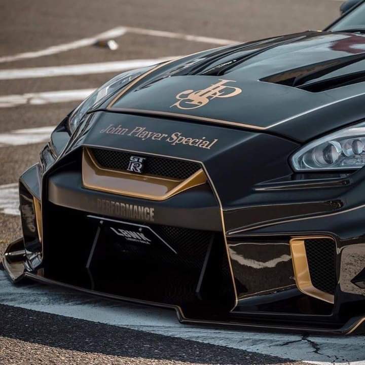 JPS涂装的宽体NISSAN GTR，战神之姿，霸气外露！