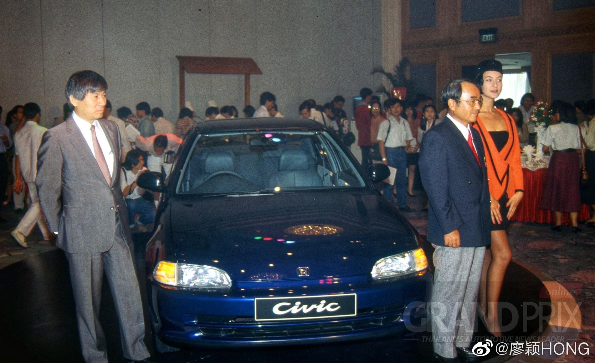 当年本田思域 EG在曼谷车展上市盛况