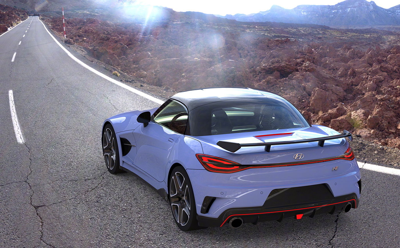 现代N Roadster效果图，有点像本田S660，大家觉得颜值怎么样？