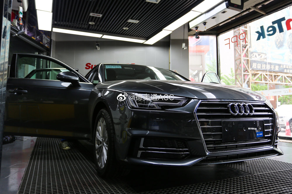 奥迪A4座椅及门板真皮包裹效果展示