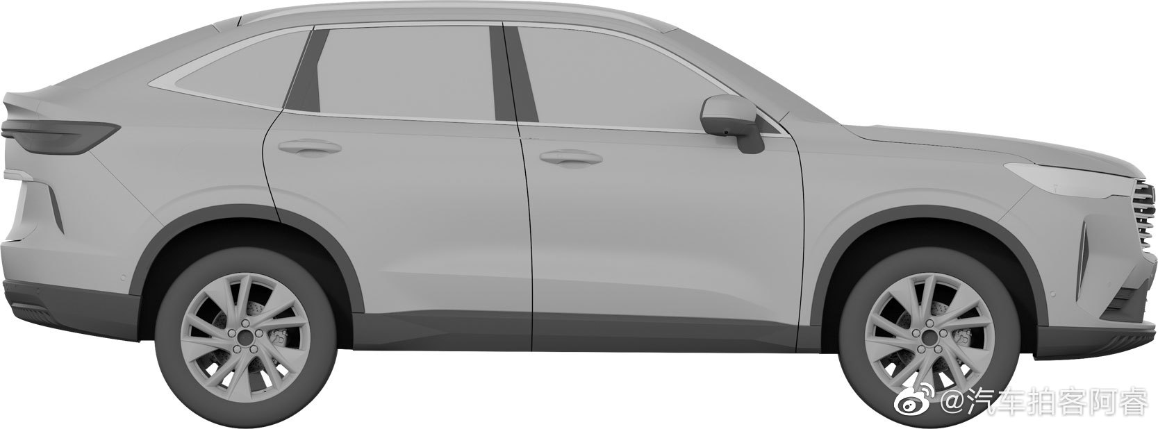 新一代哈弗H6的Coupe版，叫H6x？