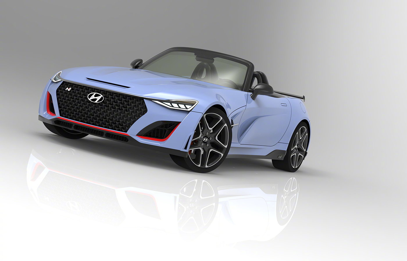 现代N Roadster效果图，有点像本田S660，大家觉得颜值怎么样？