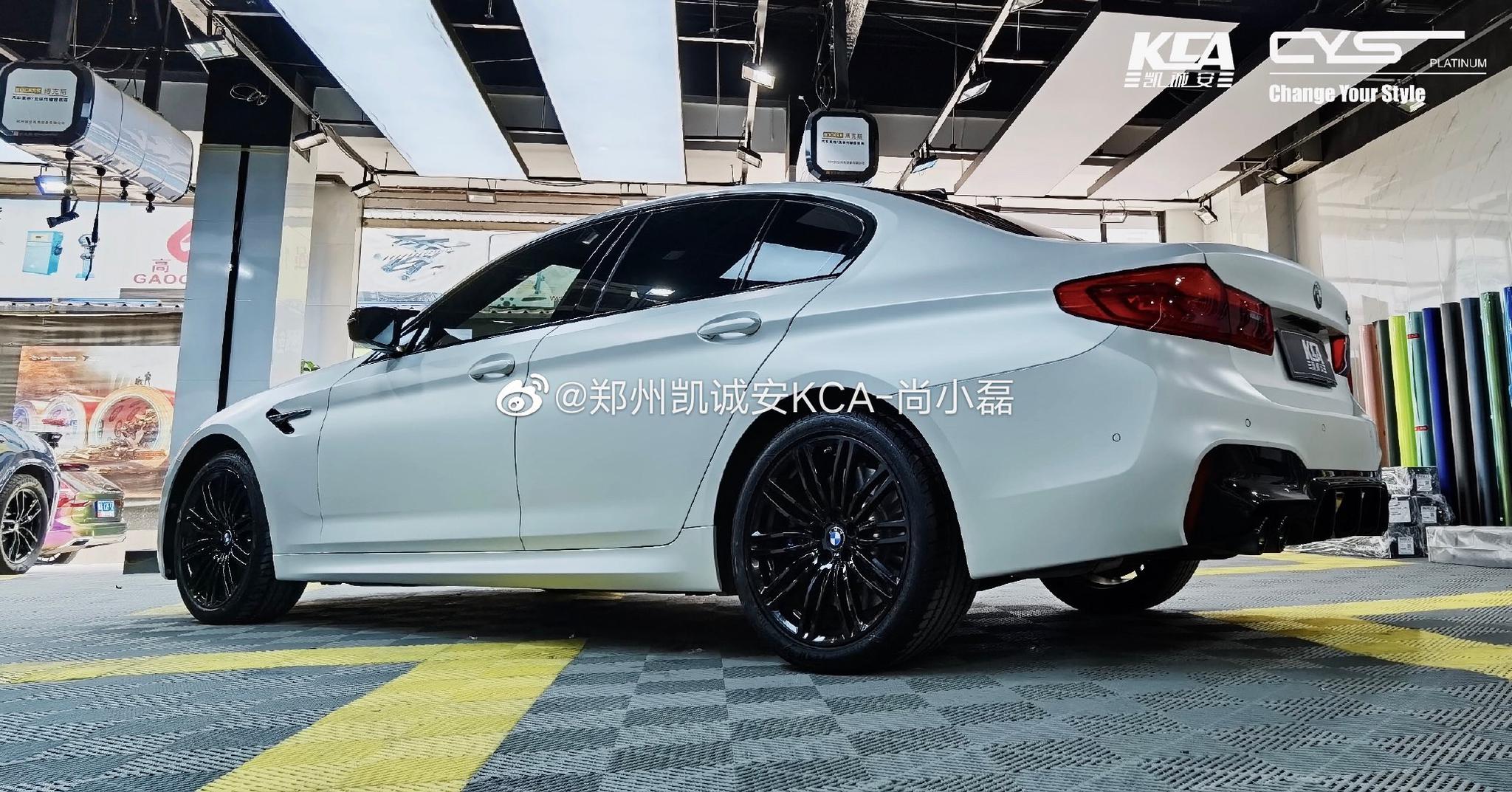 郑州凯城安出品 宝马 CYS陶瓷白 完美演绎经典黑白高级感
