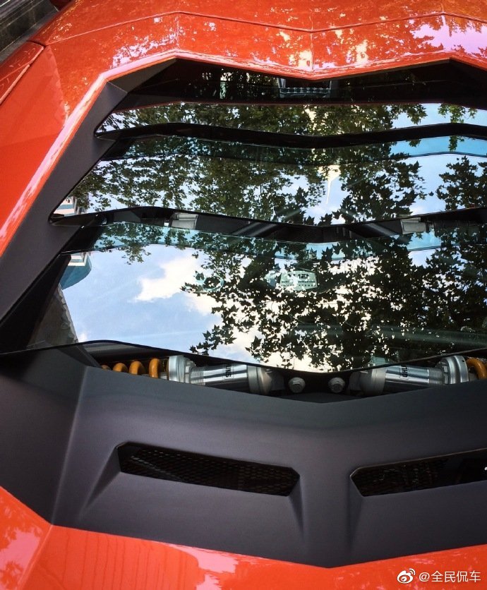 Aventador LP700  这款车的车头真的很牛