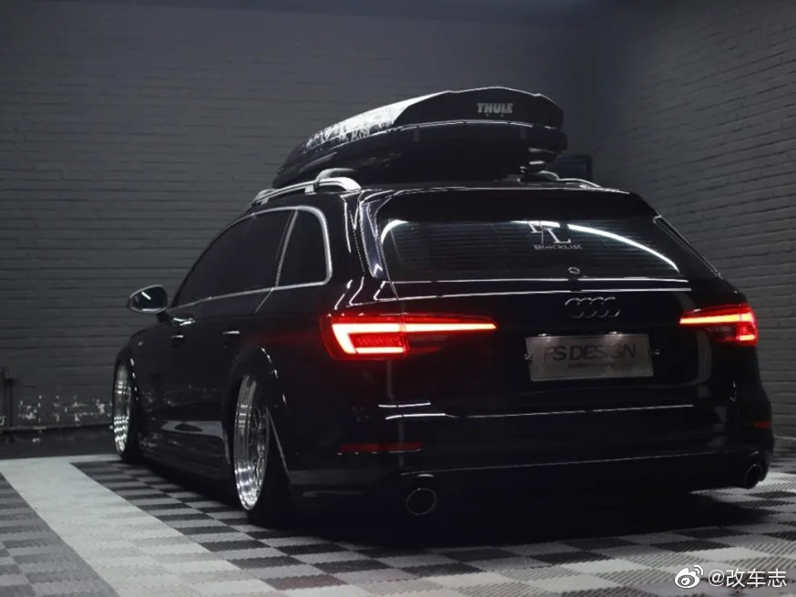 顾家奶爸打造的黑武士旅行车奥迪a4allroad驾到