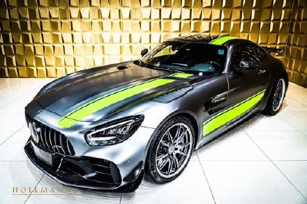 汽车美图：电光灰Mecedes AMG GT R Pro