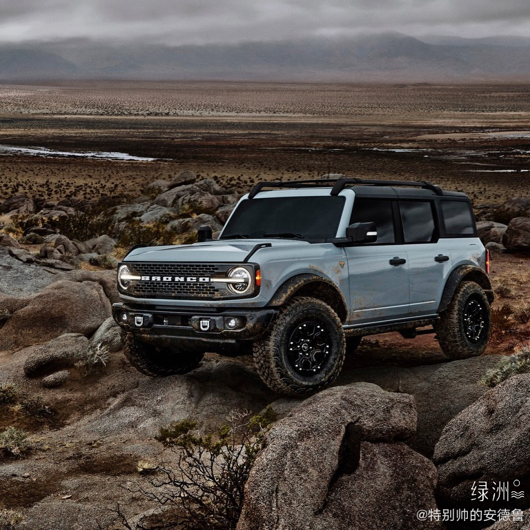 2021 Ford Bronco 4-door 我说看着怎么有点像F150...