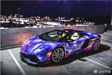 星空版敞篷大牛Aventador，把星空带回家