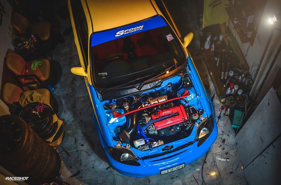 汽车美图赏析：涂装 本田思域TypeR EK9