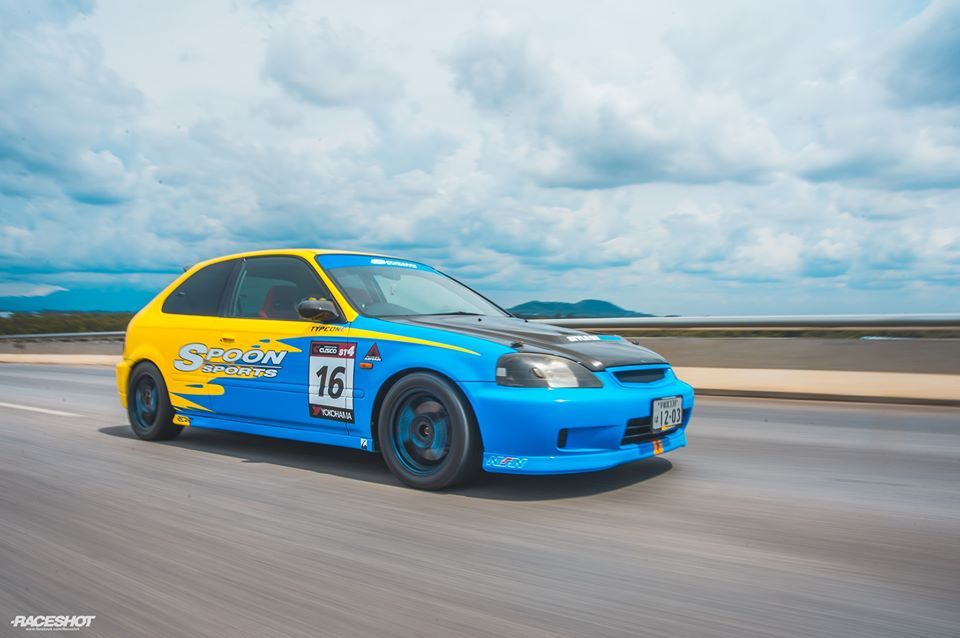 汽车美图赏析涂装本田思域typerek9