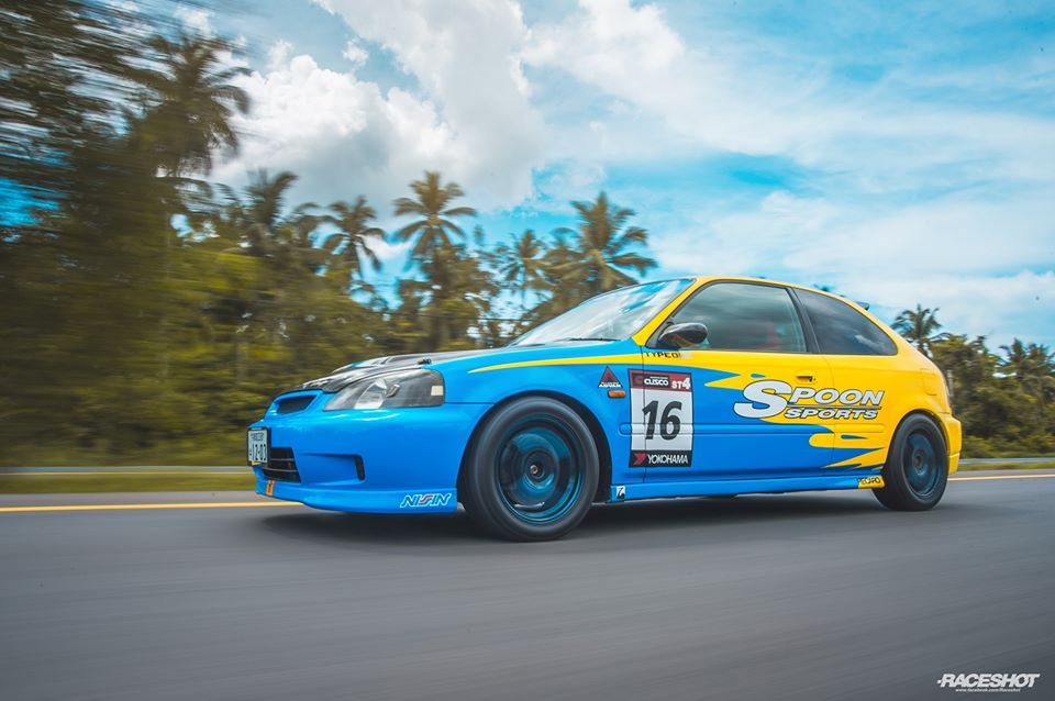 汽车美图赏析涂装本田思域typerek9