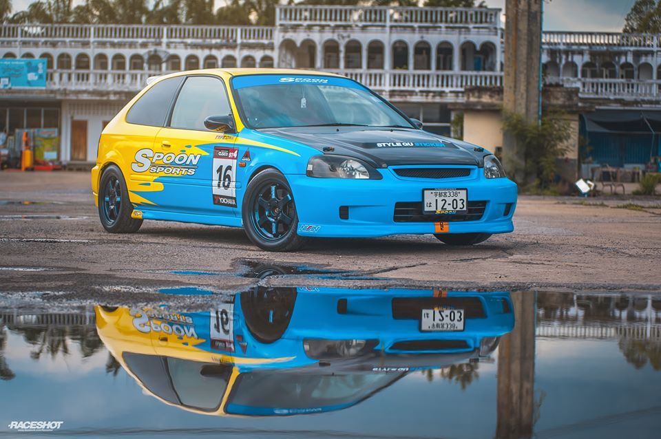 汽车美图赏析：涂装 本田思域TypeR EK9