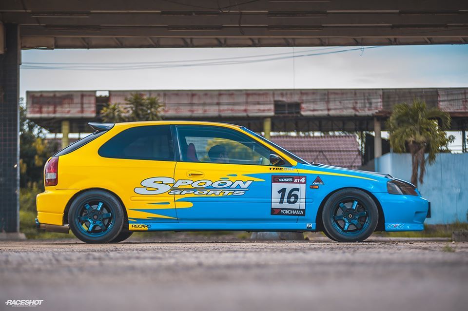 汽车美图赏析：涂装 本田思域TypeR EK9